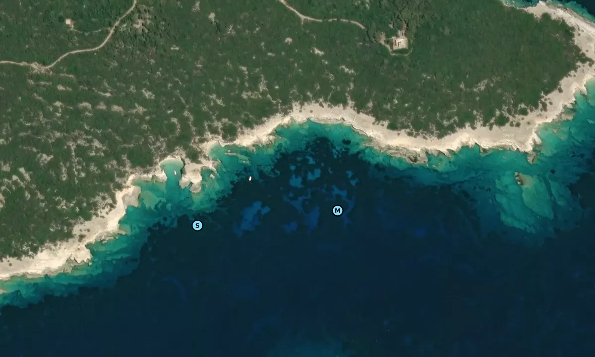 Satelite image of Lighthouse bay south