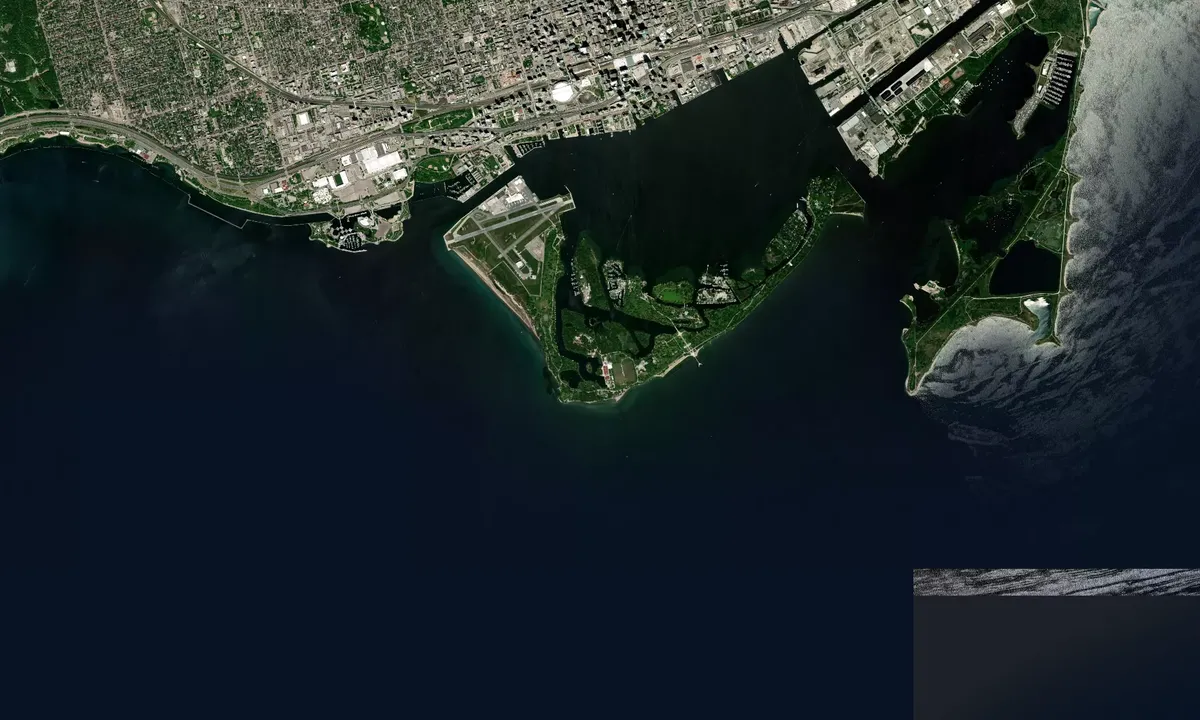 Flyfoto av Lighthouse Bay - Toronto