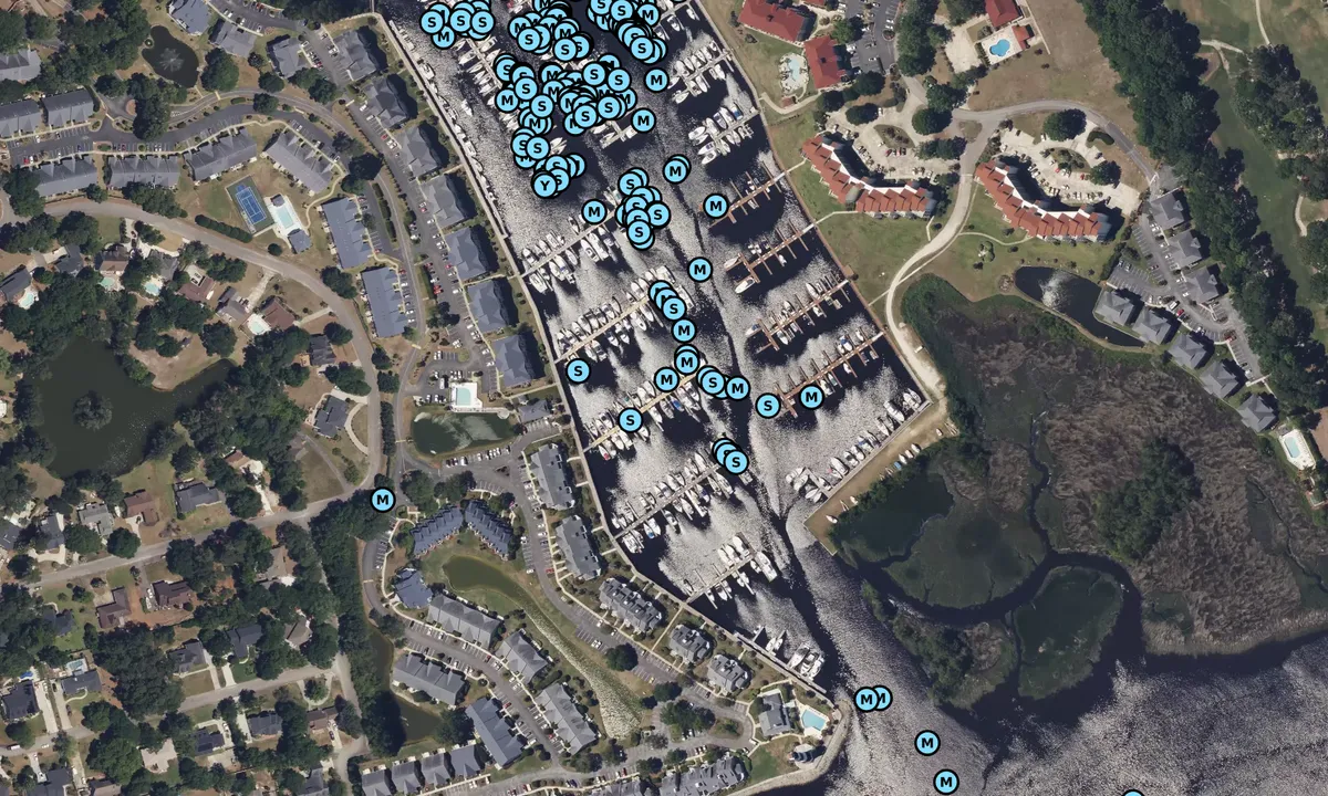 Satelite image of Lightkeepers Marina