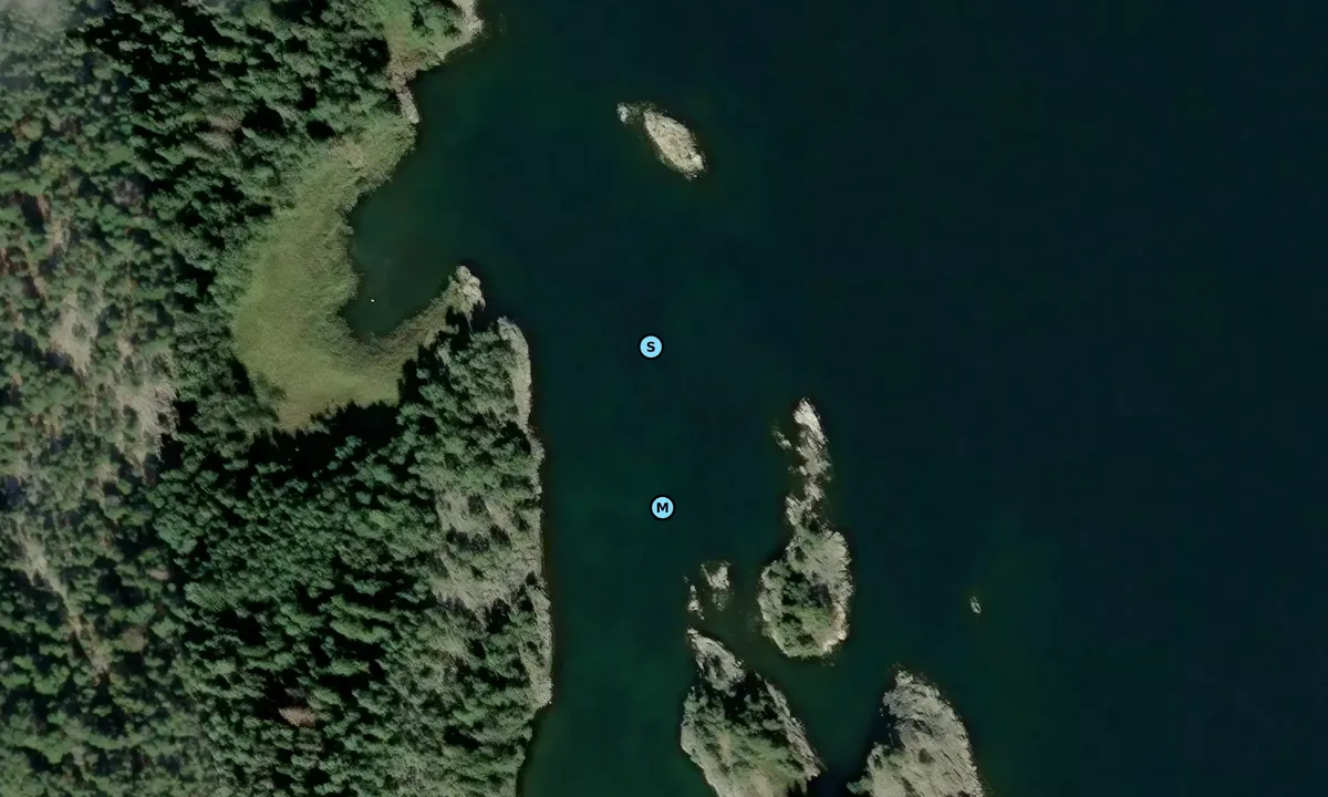 Satelite image of Lilla Bergö
