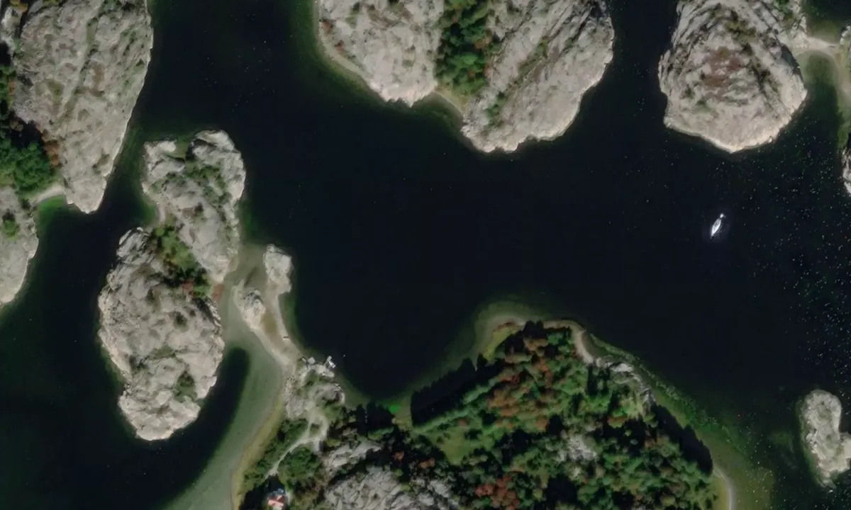 Flyfoto av Lilla Havstensholmen