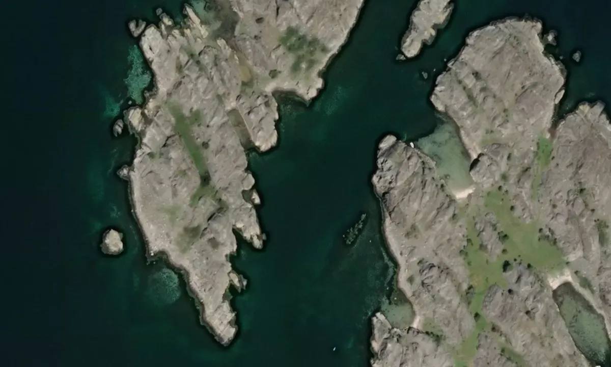 Flyfoto av Lilla och Stora Brattskär