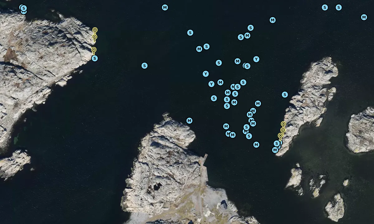 Satelite image of Lilla Ravholmen