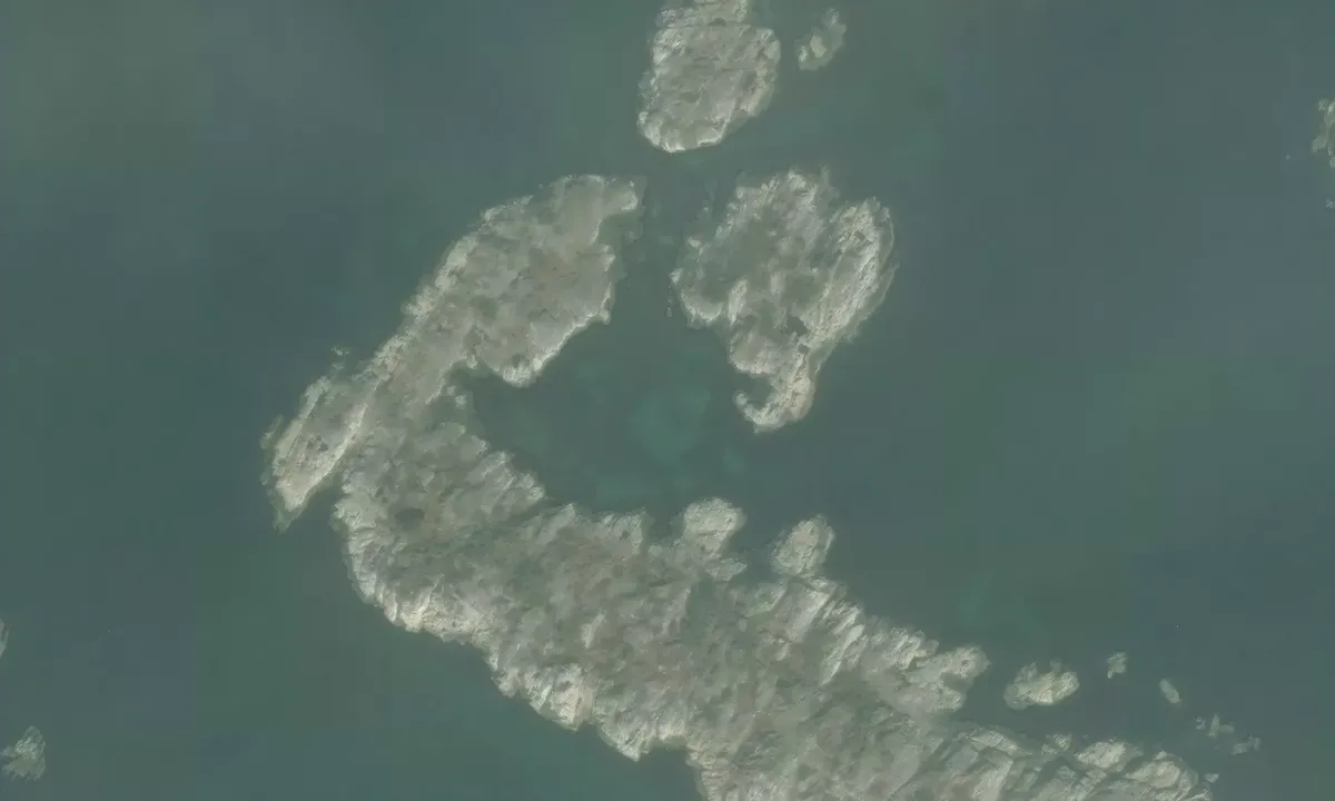 Satelite image of Lille Malmen