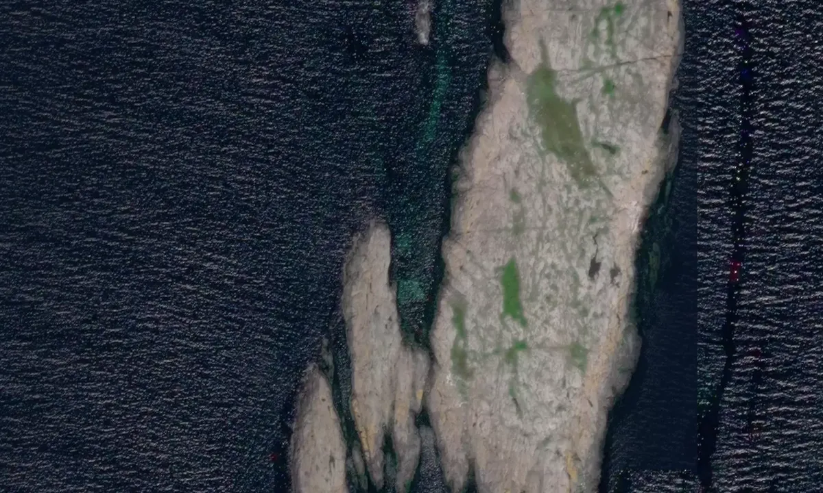 Satelite image of Lille Rauer