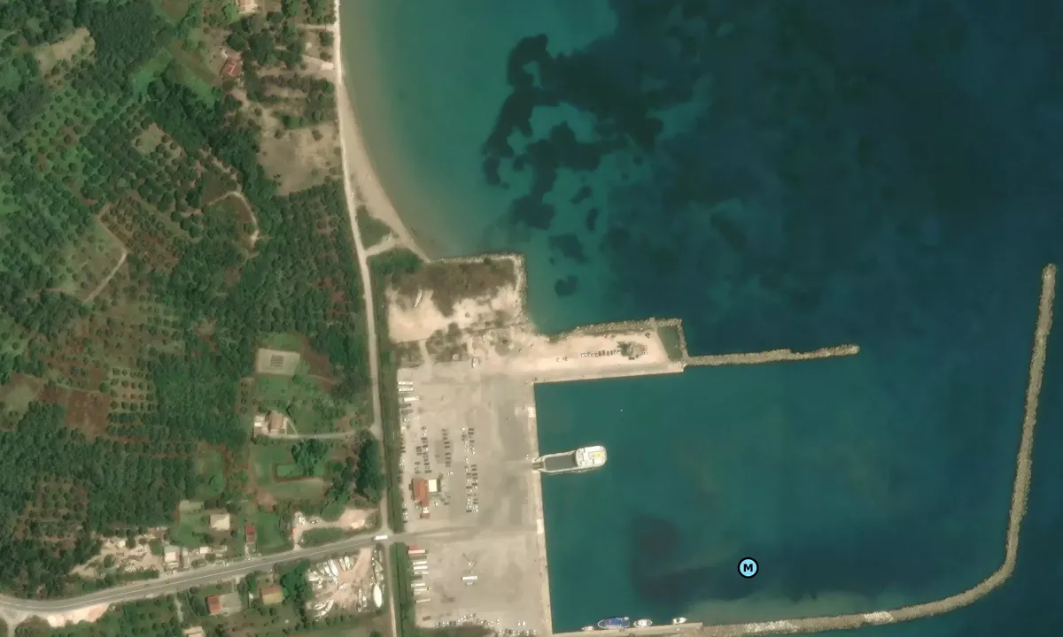 Satelite image of Limani lefkimmis
