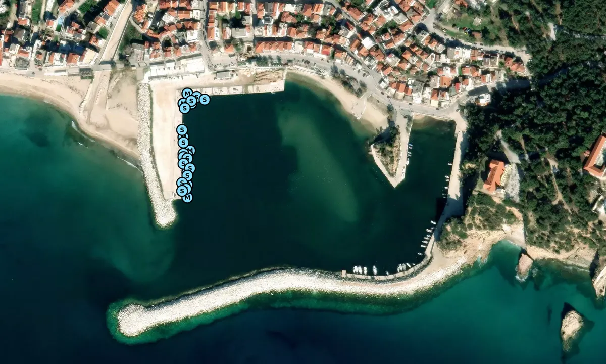 Satelite image of Limenaria