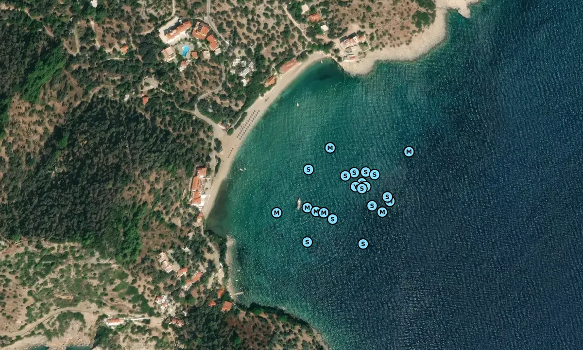 Satelite image of Limnionas - Samos