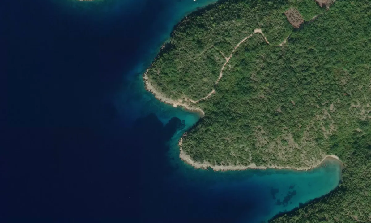 Flyfoto av Linardići Beach