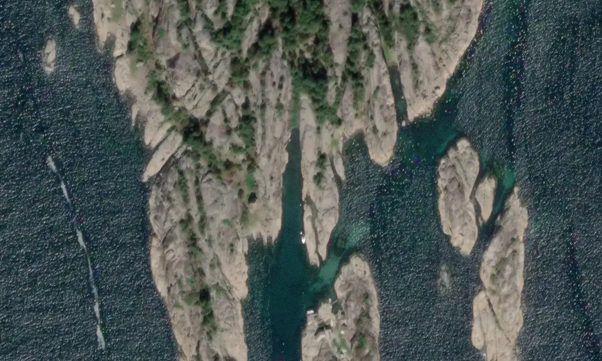 Satelite image of Lindholmen Sydsiden