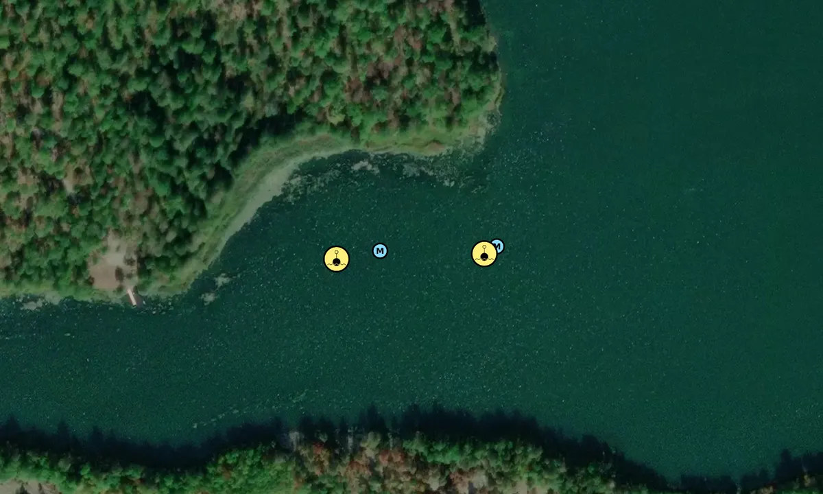 Satelite image of Lindnäsviken - SXK Dacke bouy