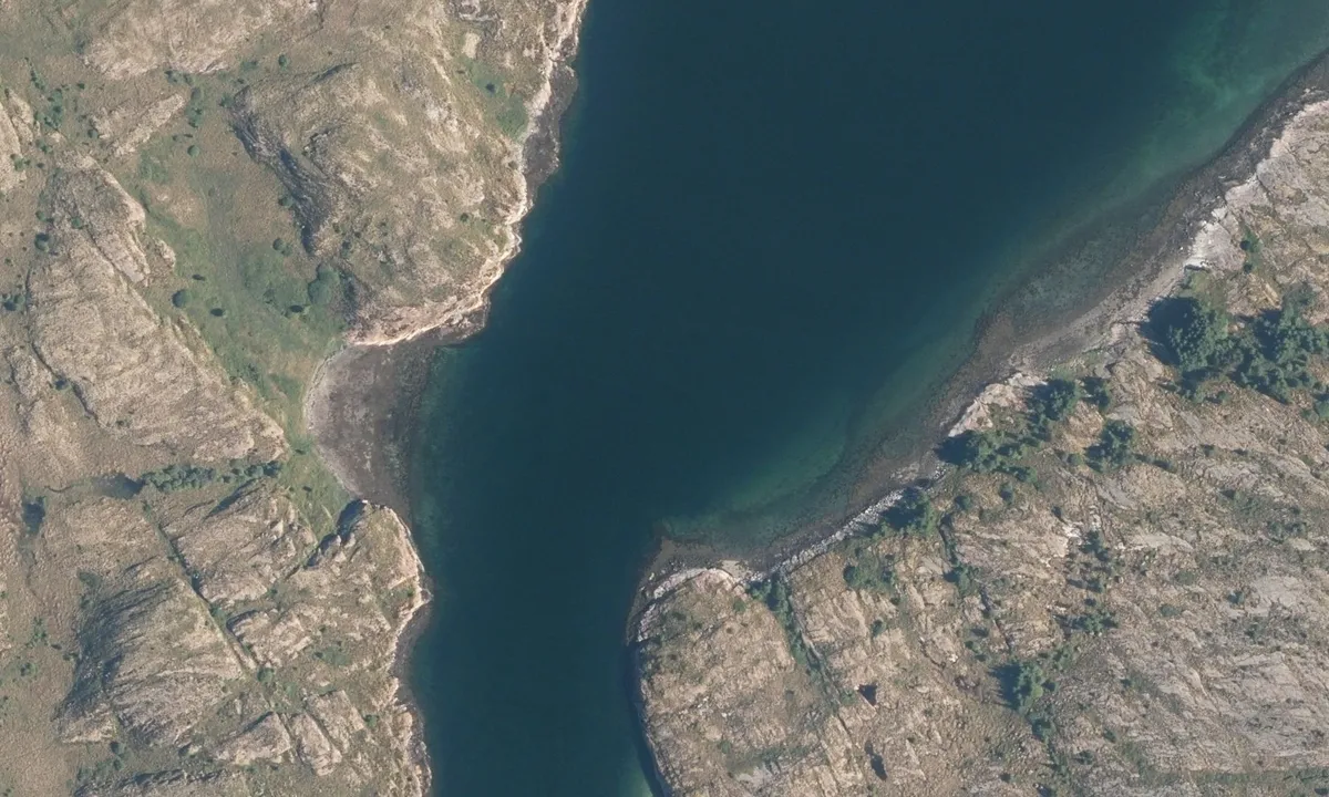 Flyfoto av Linesøya - Rødøya