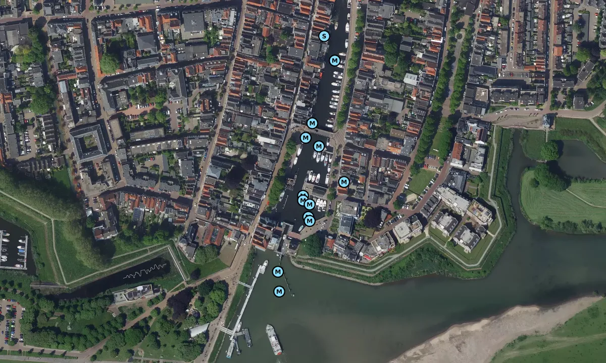 Satelite image of Lingehaven Gorinchem