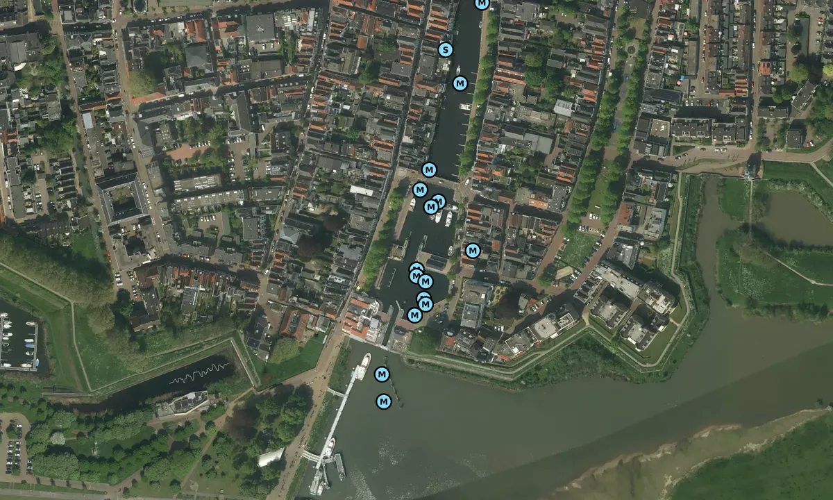 Satelite image of Lingehaven Gorinchem