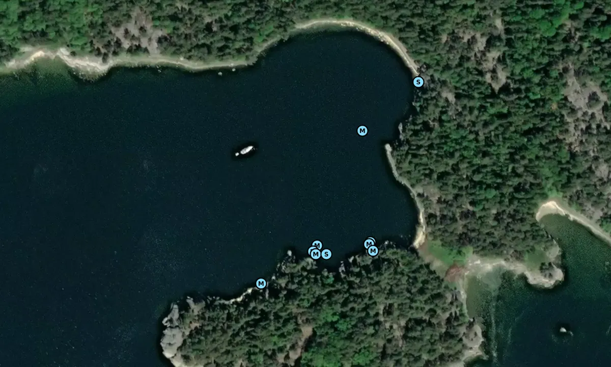 Satelite image of Lingonskäret