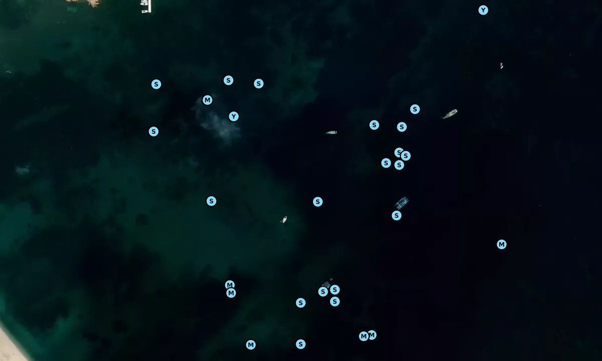 Satelite image of Liscia delle Saline