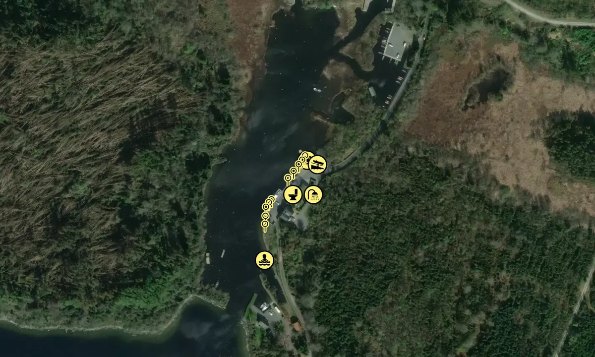 Satelite image of Lisloughrey Pier