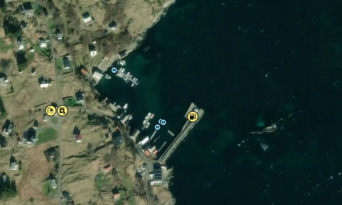 Satelite image of Litlakalsøy