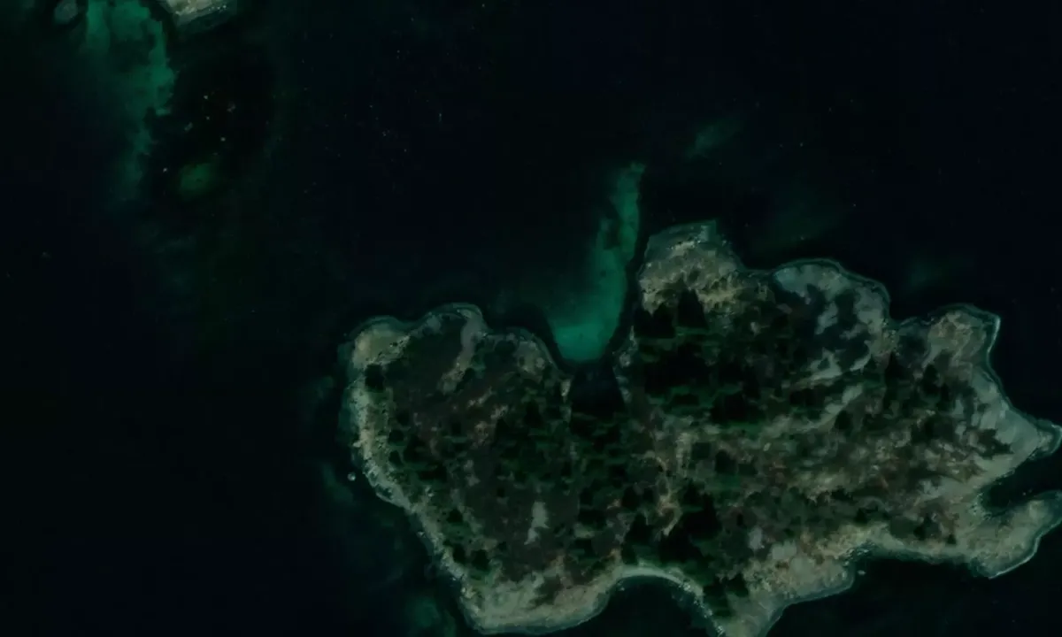 Satelite image of Litle Lindøy