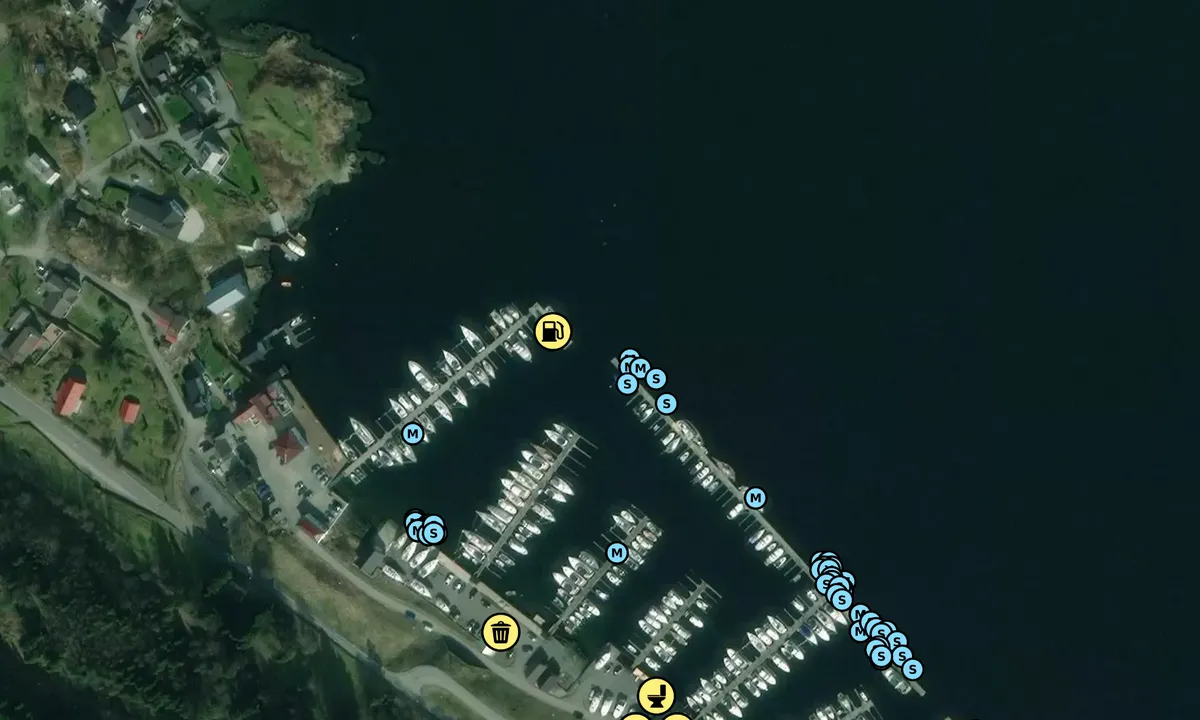 Satelite image of Litlebergen
