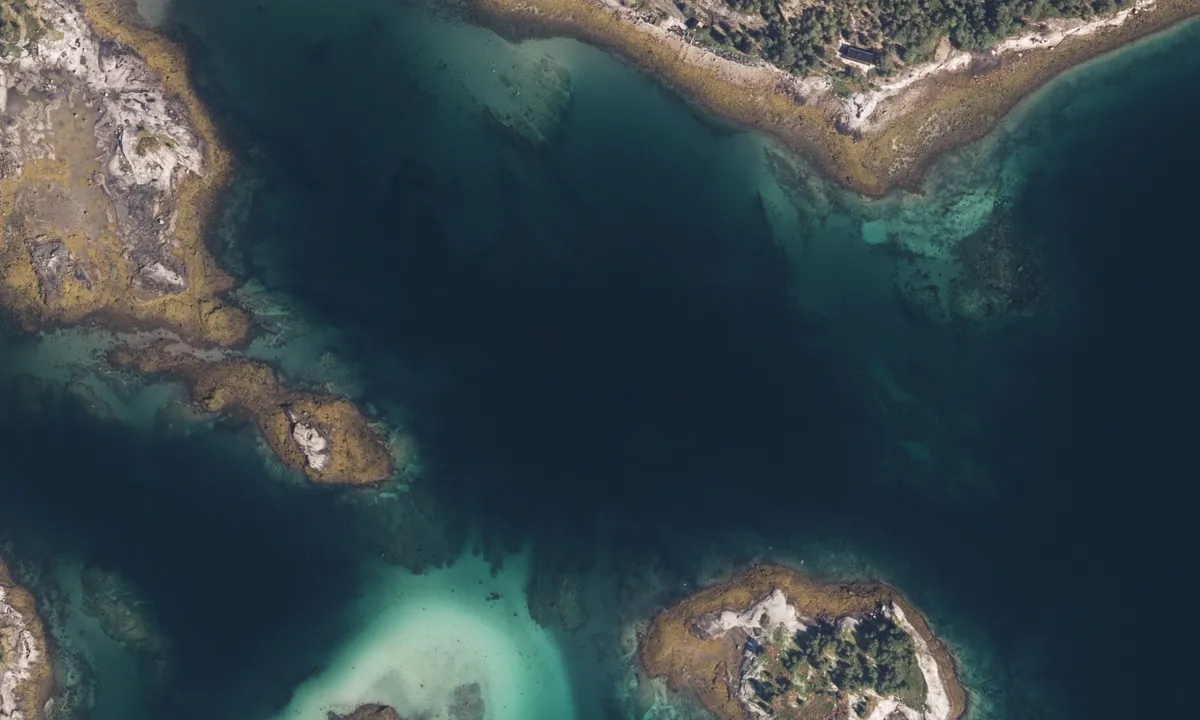 Flyfoto av Litleøya