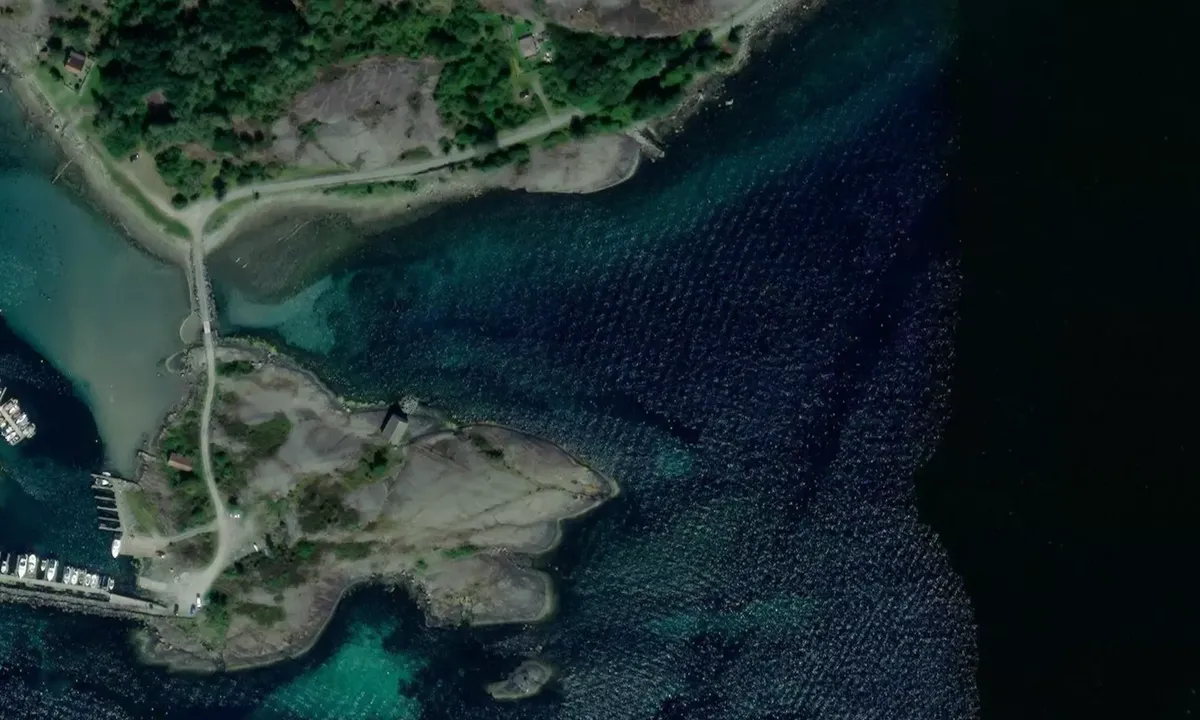 Satelite image of Litlevåg