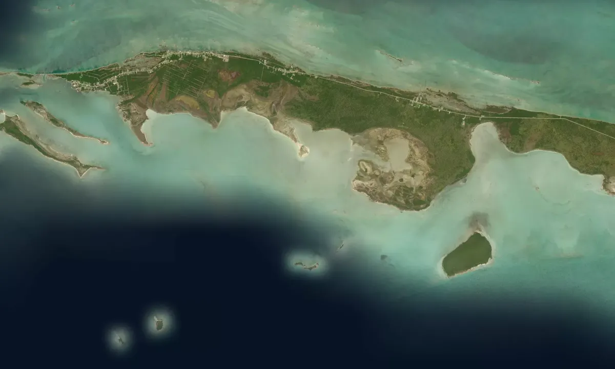 Flyfoto av Little Abaco Island South