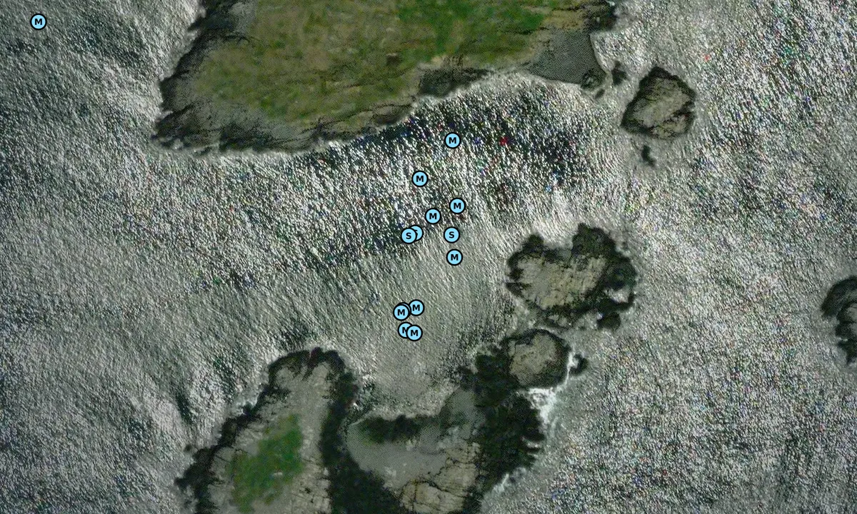 Satelite image of Little Brimstone Island
