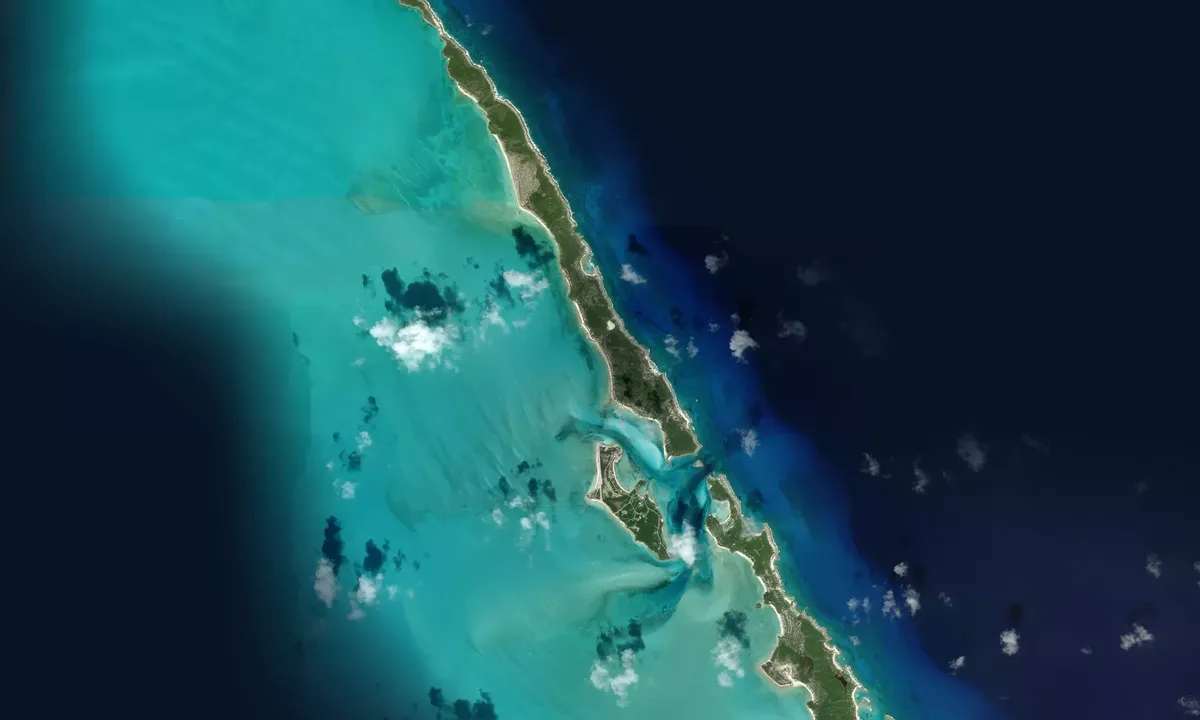 Flyfoto av Little Farmers Cay