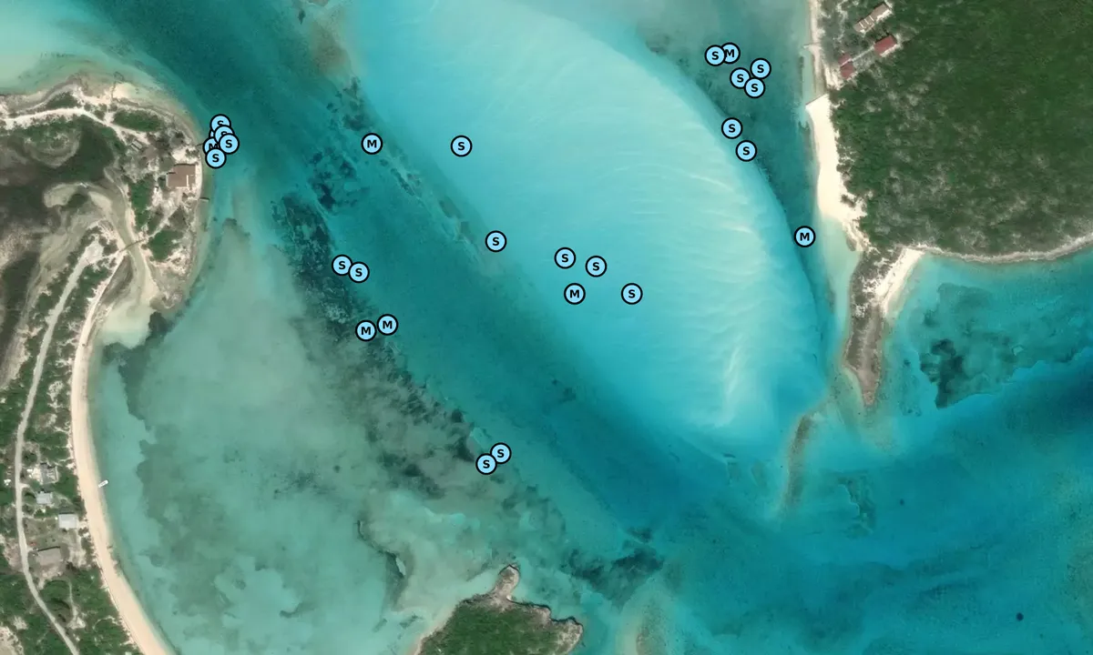 Satelite image of Little Farmers Channel
