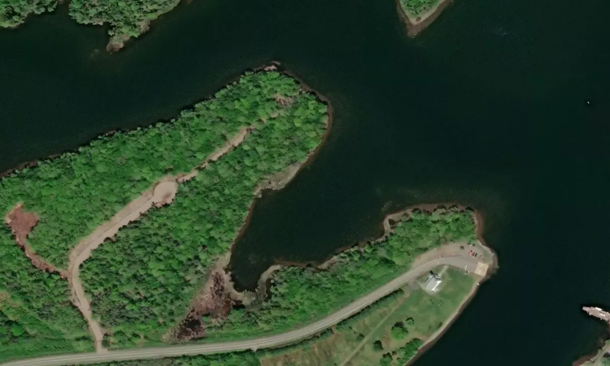 Satelite image of Little Narrows