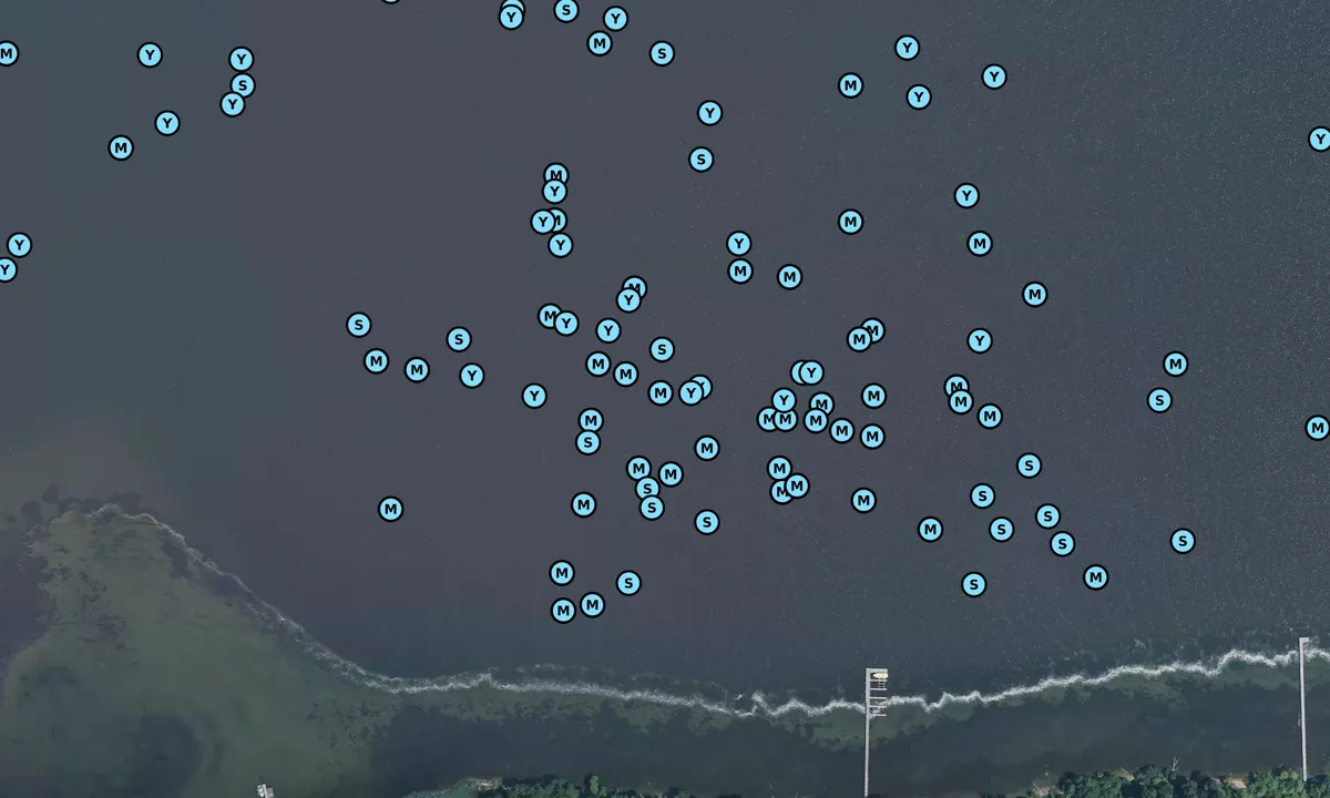 Satelite image of Little Round Bay - 2