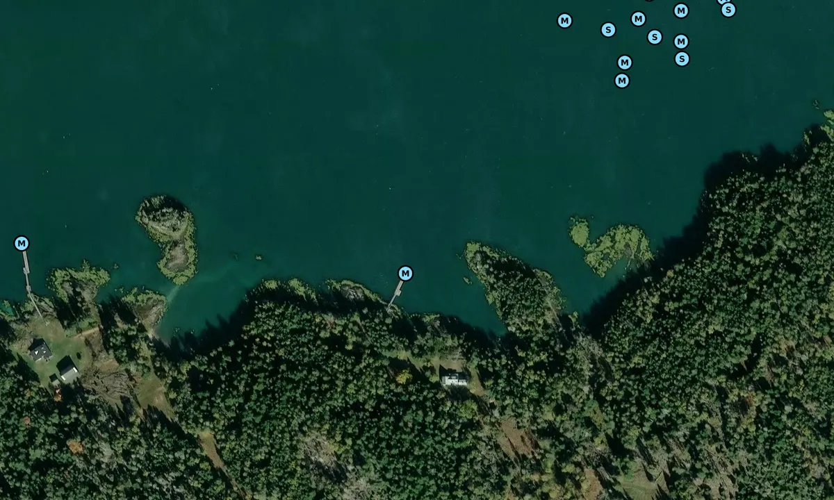 Satelite image of Little Thorofare