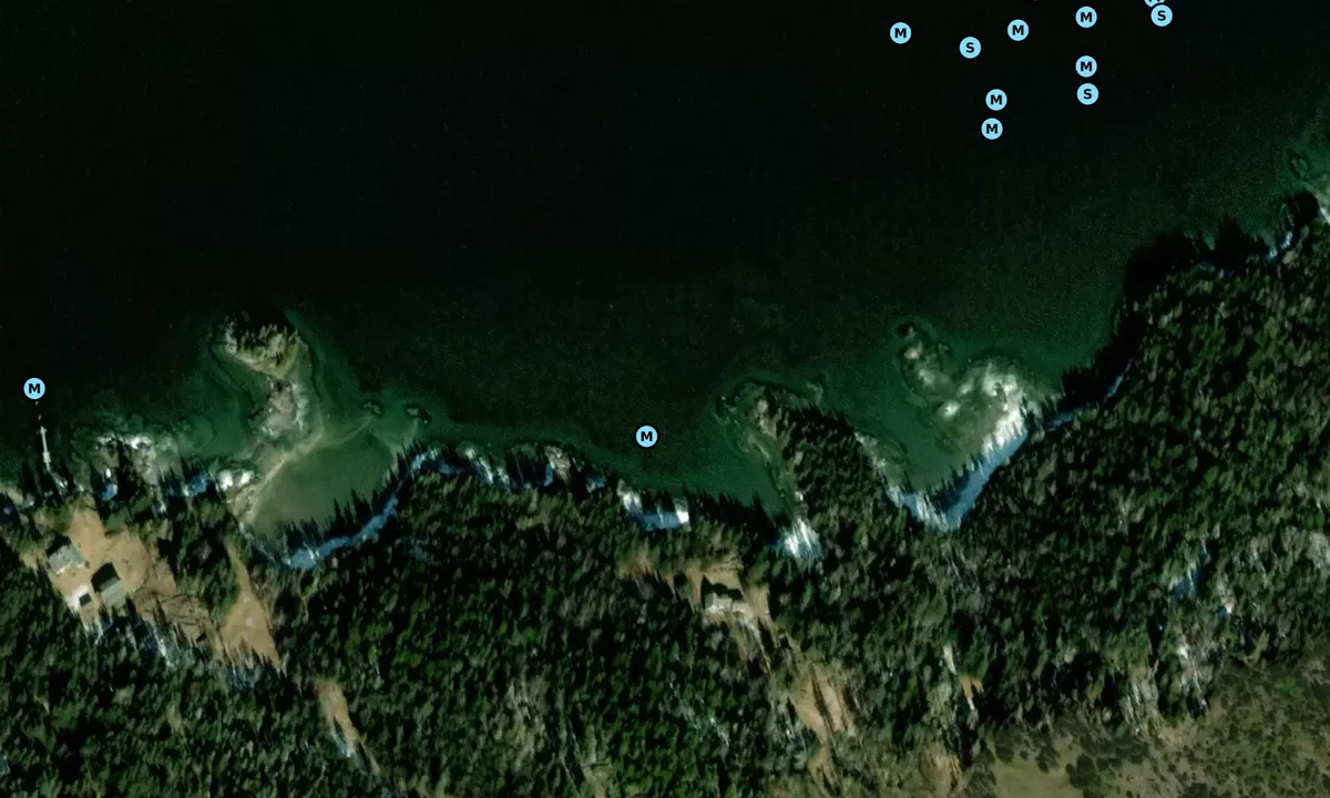 Satelite image of Little Thorofare