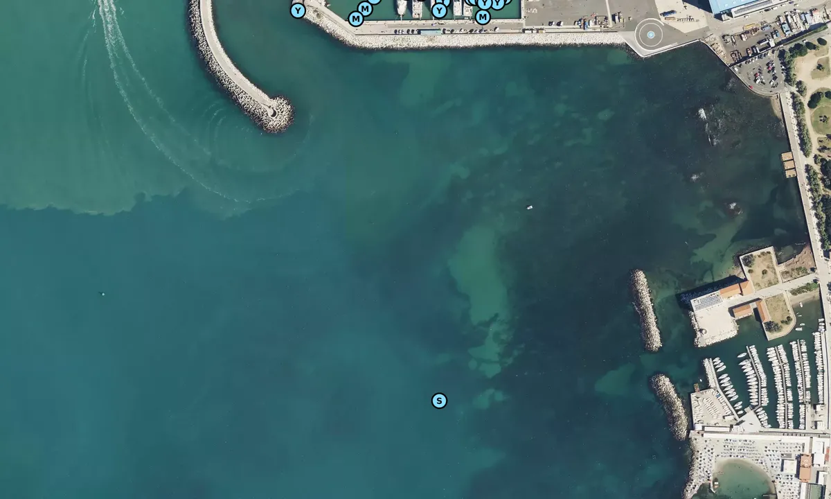 Satelite image of Livorno Anchorage