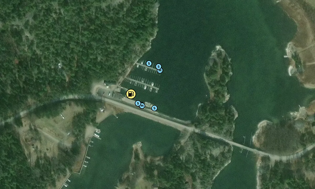 Satelite image of Ljusterö-Klintsundet