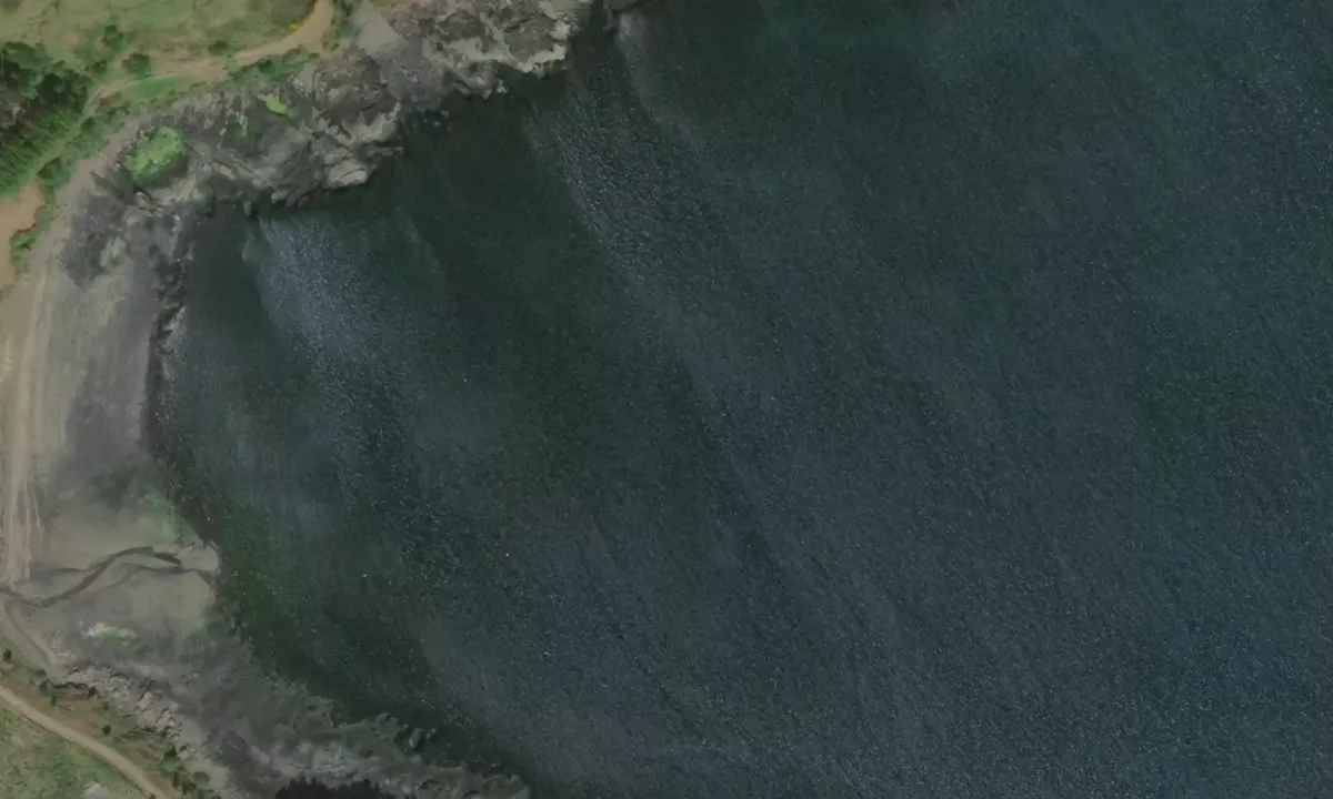 Flyfoto av Loch Bharcasaig