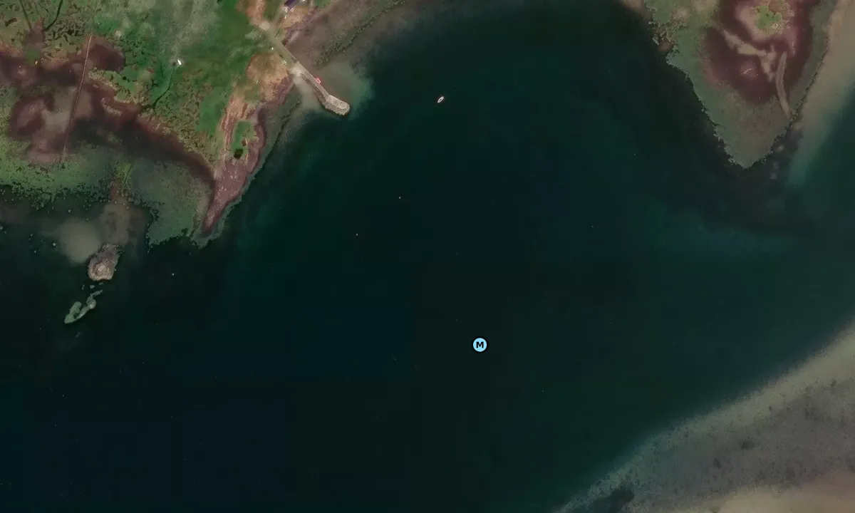 Satelite image of Loch na Cille Jetty