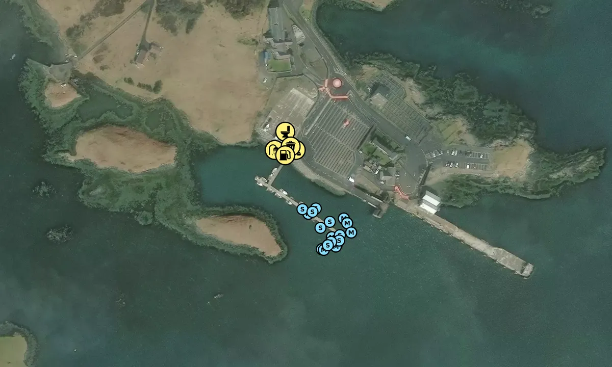 Satelite image of Lochmaddy Pontoons