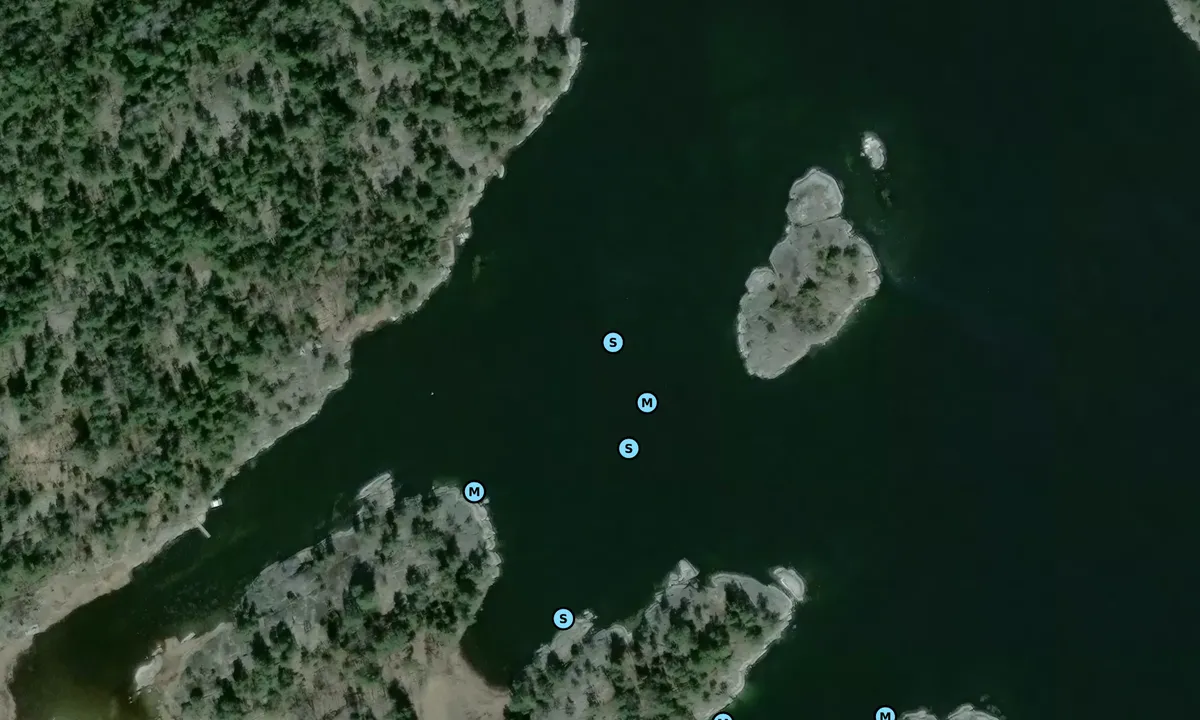 Satelite image of Lökaholmarna