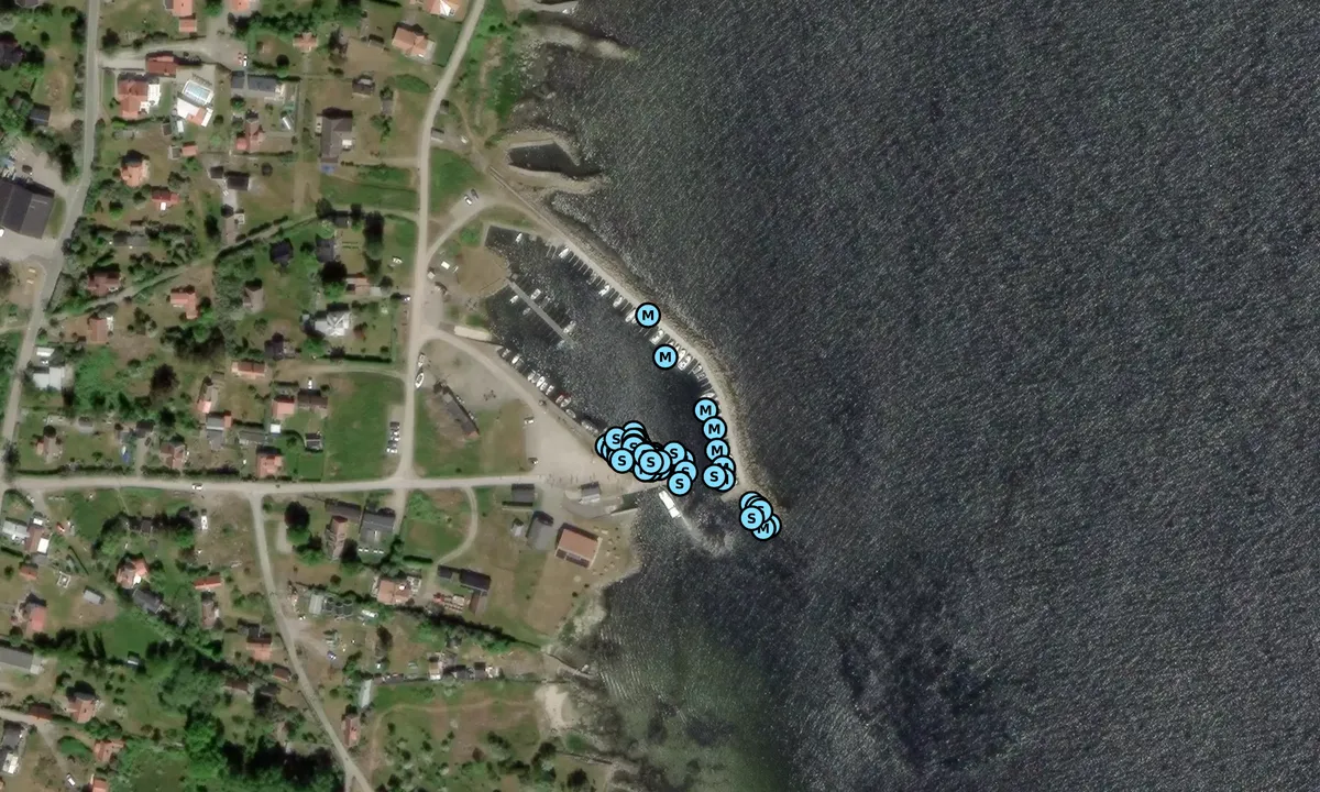 Satelite image of Lökanabben, Aspö