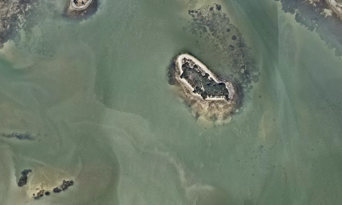Flyfoto av Long Bayou Spoil