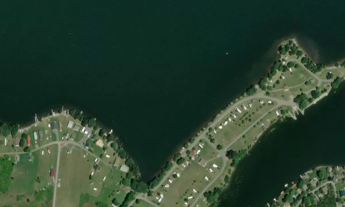 Satelite image of Long Point North Shore