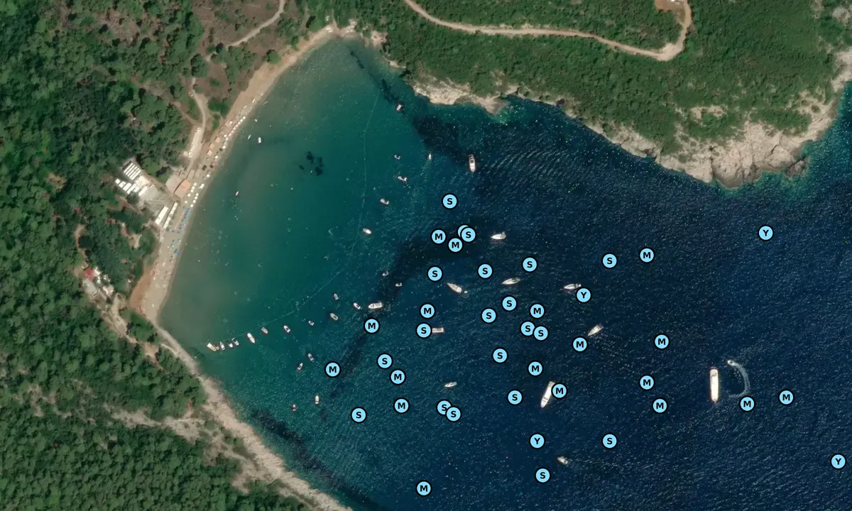 Satelite image of Lopud
