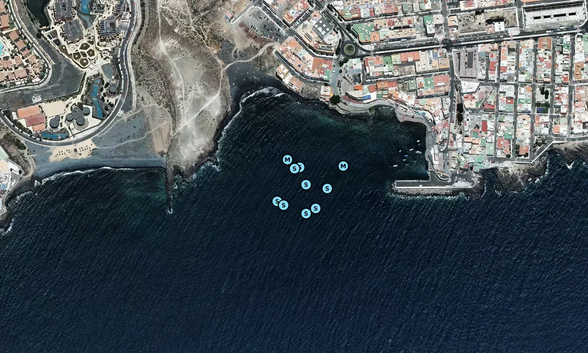 Satelite image of Los Abrigos