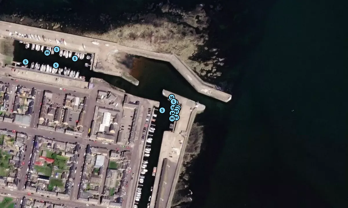 Satelite image of Lossiemouth Marina