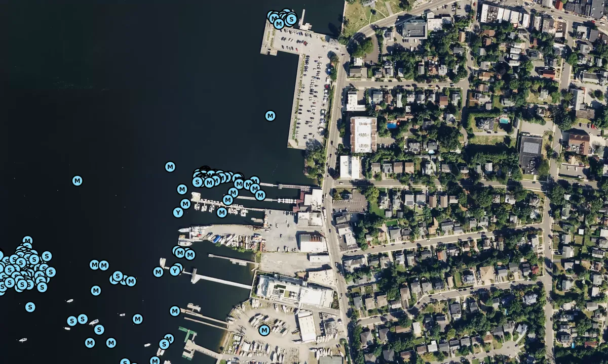 Satelite image of Louie's Oyster Bar and Grille