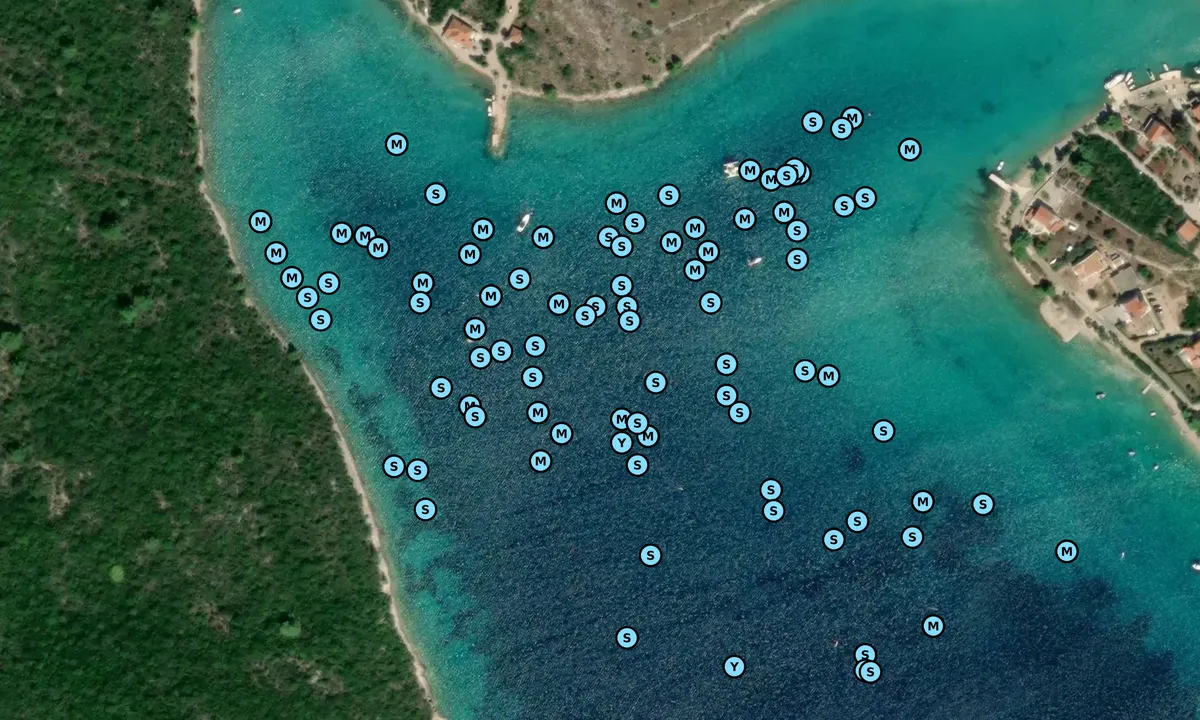 Satelite image of Loviste Bay North