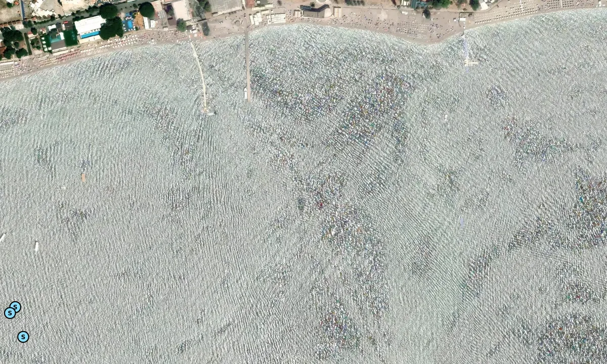 Satelite image of Luka Budva
