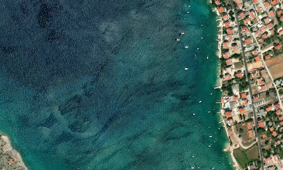 Satelite image of Luka Novalja